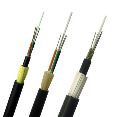 Kalite  Aerial 48 Core Fiber Optic Cable , ADSS Optical Cable Outdoor Aramid Strength Fabrika
