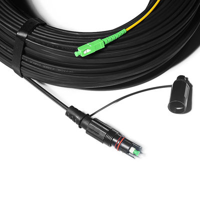 Kalite  Fiber Optic FTTH Solution Cable Waterproof With IPSC APC H Connector Fabrika