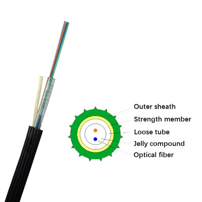 Mikro G652D Fiber Optik Kablo 2 Çekirdekli Tek Mod 3mm Çap