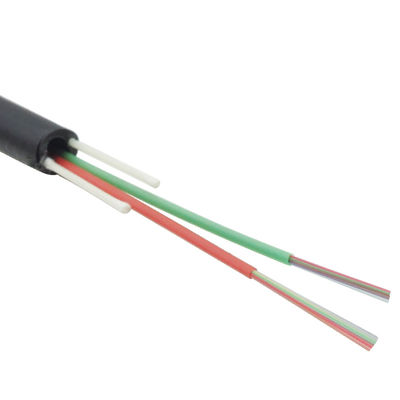 İki Gevşek Tüp FRP LSZH Kılıflı 12 Çekirdekli 24 Çekirdekli Fiber Optik Kablo