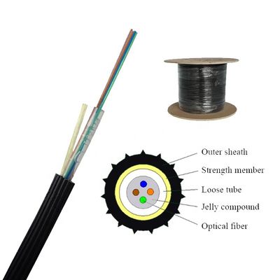 2 Çekirdekli Mini Optik Kablo, Mikro Hava Üflemeli Fiber Kablo FRP OEM