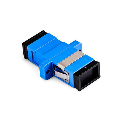 FTTH Sistemi için 2 Bağlantı Noktalı SM SX Fiber Optik Adaptör SC PC Singlemode Simplex