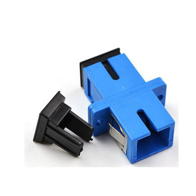FTTH Sistemi için 2 Bağlantı Noktalı SM SX Fiber Optik Adaptör SC PC Singlemode Simplex