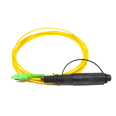 Su geçirmez FTTH Çözümü, SC Sertleştirilmiş OptiTap Konnektörlü FTTA Yama Kablosu