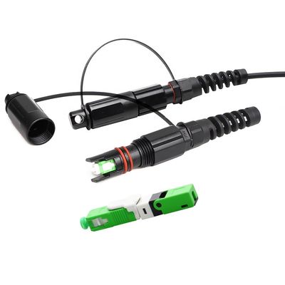 SC Hızlı Konektörü İçin Dayanıklı Takviyeli FTTH Çözümü Adaptörü