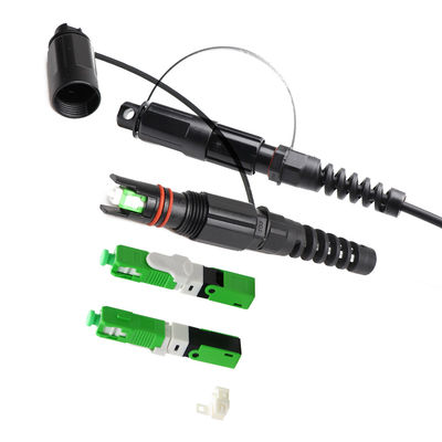 FTTA dayanıklı için IP68 Suya Dayanıklı Fiber Optik Konnektör Tek Modlu