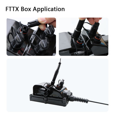 FAC Hızlı Konektörü ile Güçlendirilmiş FTTH Alan Fiber Optik Adaptörü