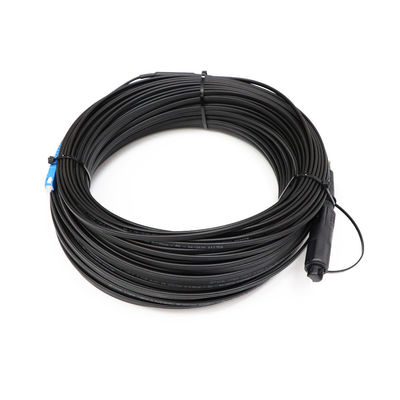 1 Çekirdek Dış Mekan FTTH Çözümü Düşürme Kablosu MINI IP SC APC Konnektör Tipi