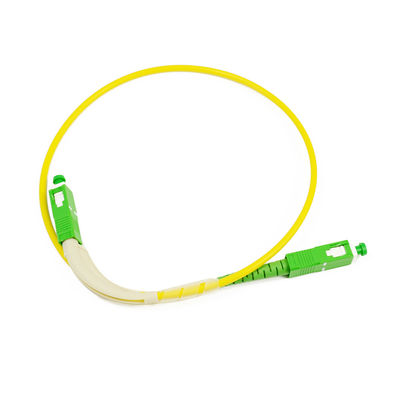 90 Derece Açı Çizmeli Özelleştirilmiş 1m SC LC Fiber Yama Kablosu Kablosu