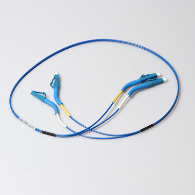 90 Derece Açı Çizmeli Özelleştirilmiş 1m SC LC Fiber Yama Kablosu Kablosu