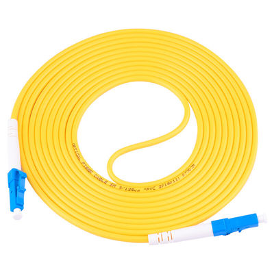 FTTH Tek Modlu Tek Yönlü Fiber Kablo Yama Kablosu 2.0mm 3.0mm LC UPC