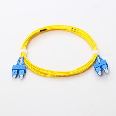 FC APC Tek Modlu Fiber Yama Kablosu, FTTH Fiber Optik Atlama Kablosu