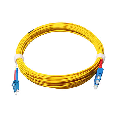 SC APC Fiber Kablo Yama Kablosu FTTH Sistemi için 2mm Tek Modlu Simplex