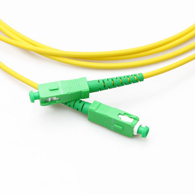 3mm Fiber Kablo Yama Kablosu SC UPC - SC APC Tek Yönlü Tek Mod 9/125