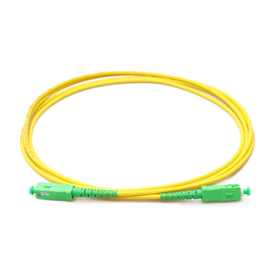 3mm Fiber Kablo Yama Kablosu SC UPC - SC APC Tek Yönlü Tek Mod 9/125
