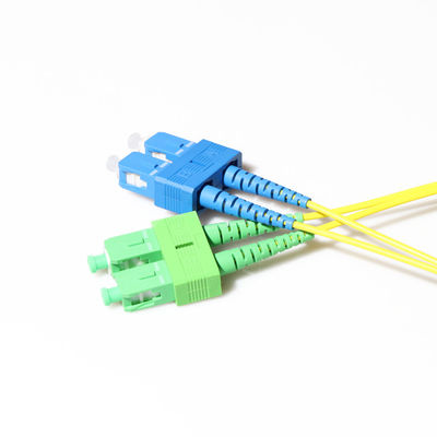 Elektrikli Fiber Optik Yama Kabloları SC APC - SC UPC 3 Metre