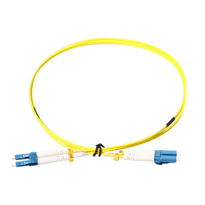 CATV LAN MAN için 3m Dış Mekan LC LC Fiber Yama Kablosu Sarı Renk