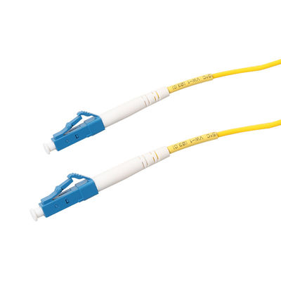 CATV LAN MAN için 3m Dış Mekan LC LC Fiber Yama Kablosu Sarı Renk