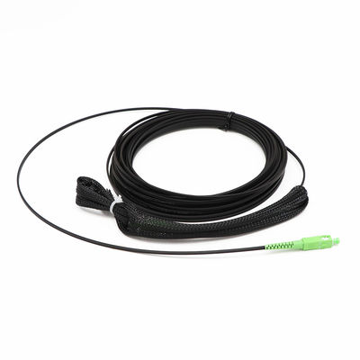Sc Upc Sc APC Fiber Optik Atlama Kablosu, Düşürme Kablosu 1 Çekirdekli G657b3 Çekme Gözlü