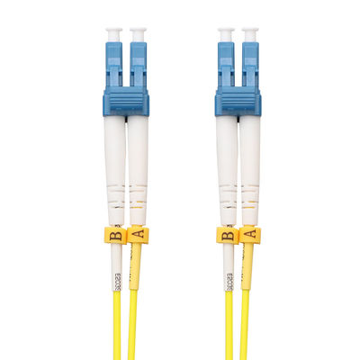 SM LC'den LC'ye Çok Modlu Fiber Yama Kablosu Kablosu 1.6mm 2.0mm 3.0mm ile Dubleks