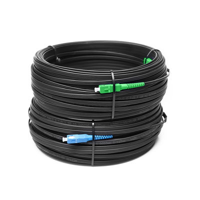 Kapalı Açık için SC UPC APC FTTH Fiber Kablo Yama Kablosu 2 Çekirdek G657A Simplex