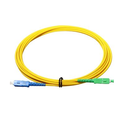 SC APC - SC APC Fiber Kablo Yama Kablosu Tek Modlu G657A 9/125 Tek Yönlü Çift Yönlü