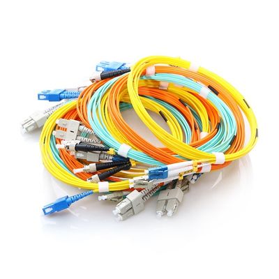 SC APC - SC APC Fiber Kablo Yama Kablosu Tek Modlu G657A 9/125 Tek Yönlü Çift Yönlü
