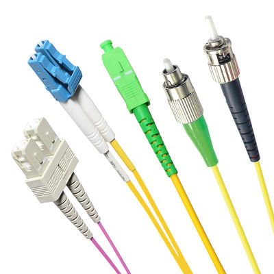 G652D Fiber Kablo Montajı, CATV Ağı için SM UPC APC Fiber Optik Yama Kablosu