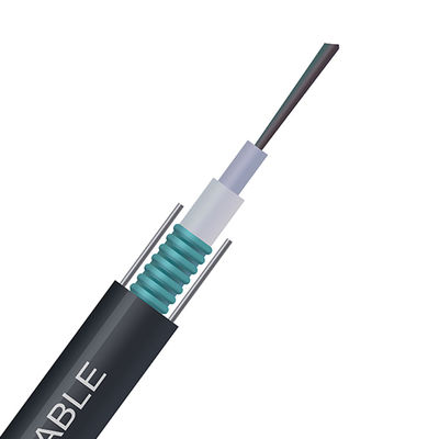 Dış Mekan Fiber Optik Kablo GYXTW G652D 24 çekirdekli Tek Modlu Fiber Optik Kablo