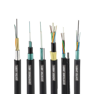 Fabrika Fiyat Açık Kendinden destekli Anten fibra optik adss 12 çekirdekli 24 çekirdekli açıklıklı 100m adss fiber optik kablo