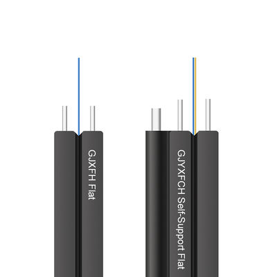 GJXFH 1 2 4 Çekirdekli ftth saplama kablosu G652d G657A1 G657A2 SM İç Mekan Fiber Optik Saplama Kablosu