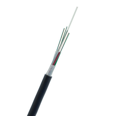GYFTY 12 24 36 48 72 96 144 288 Çekirdek G652D Tek Modlu Örgülü Gevşek Tüp Fiber Optik Kablo
