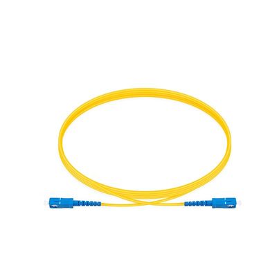 Medya Dönüştürücü Kapalı İçin SC UPC Fiber Optik Kablo Yama Kablosu