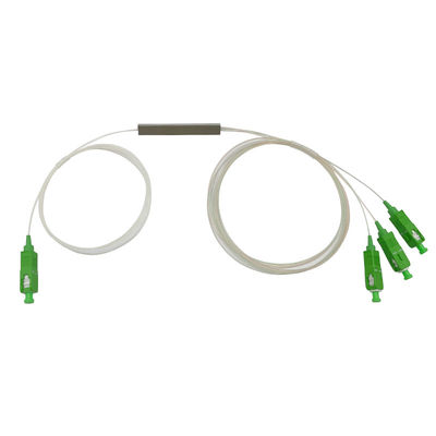 G657A1 FTTH 1x2 Fiber Optik Bölücü, Mini PLC Bölücü SC APC 0.9mm