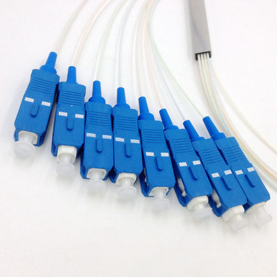 SC UPC Konnektörlü 1 Metre Fiber Optik Mini PLC Bölücü 1x8