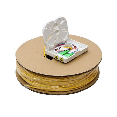 2 Bağlantı Noktalı Mini Fiber Optik Terminal Kutusu 86 Tip İç Mekan İçin Duvara Monte