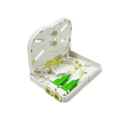 2 Çekirdek Kapalı Fiber Optik Terminal Kutusu Duvara Monte 86mm Ebat