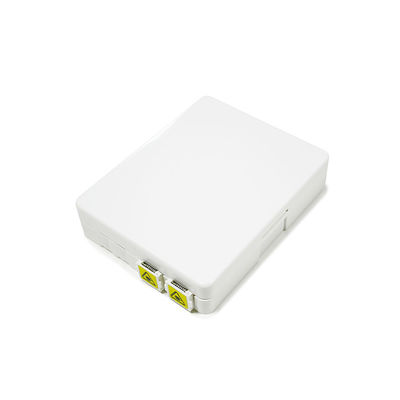 2 Çekirdek Kapalı Fiber Optik Terminal Kutusu Duvara Monte 86mm Ebat