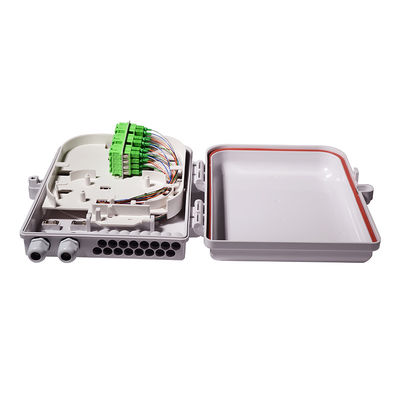 FTTH 16 Çekirdek Dağıtım Kutusu, Plastik Fiber Optik Ekleme Kutusu IP66 Suya Dayanıklı