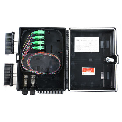 IP65 Fiber Optik Terminal Kutusu, FTTH Bırakma Kablo Kutusu Siyah Renk
