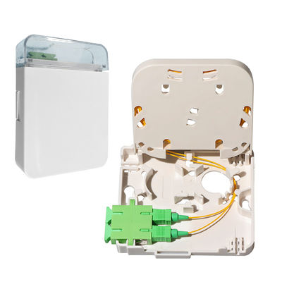 Özelleştirilmiş Fiber Optik Sonlandırma Kutusu 1 Çekirdek 2 Çekirdek ABS PC Malzemeleri