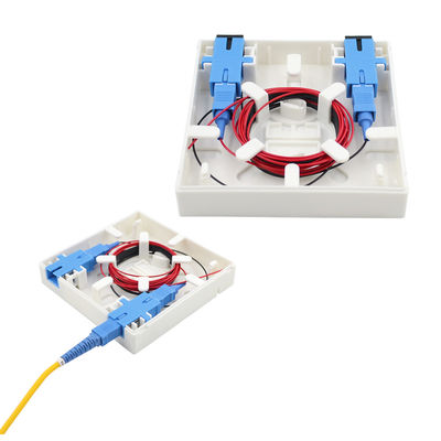 Duvar Soketi için FTTH 2 Bağlantı Noktalı 86 Fiber Optik Terminal Kutusu Kaplaması