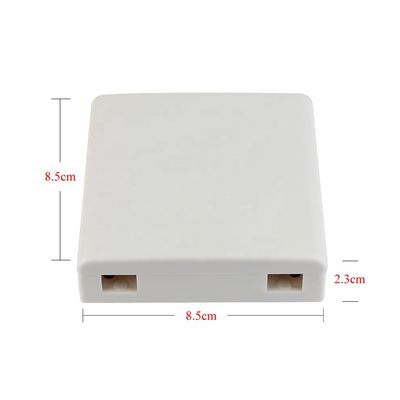 FTTH FTTB FTTX Ağı için 2 Çekirdekli Fiber Optik Terminal Kutusu 86 Tipi