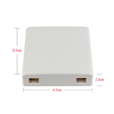 Duvara Monte İç Mekan Fiber Optik Çıkış Kutusu Ön Panel 2 Bağlantı Noktalı 86 Tip