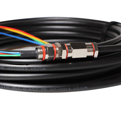 24 Çekirdek 36 Çekirdek Zırhlı Fiber Optik Kablo, Dış Mekan Suya Dayanıklı Pigtail Yama Kablosu