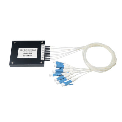 WDM ekleme/bırakma sistemleri için 1260~1620 nm 1x2 DWDM CWDM Filtre Çoklayıcı