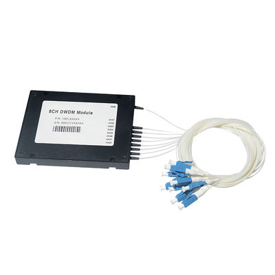WDM Ağ Sistemleri için 1X2 FWDM DWDM Fiber Optik Bölücü 3 Bağlantı Noktalı 100G 200G
