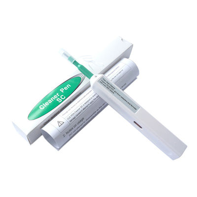 FTTH Taşınabilir 2.5mm Fiber Kablo Aksesuarları SC ST FC Konnektörü İçin Temizleyici Kalem Tipi