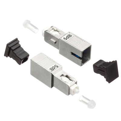 Veri Merkezi için SC APC Fiber Optik Zayıflatıcı 1dB 3dB 5dB 10dB