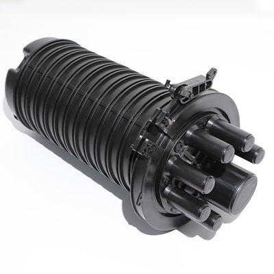 IP68 Fiber Optik Ek Kapatma, Dikey Kubbe Tipli Ortak Kapatma 144 Çekirdek